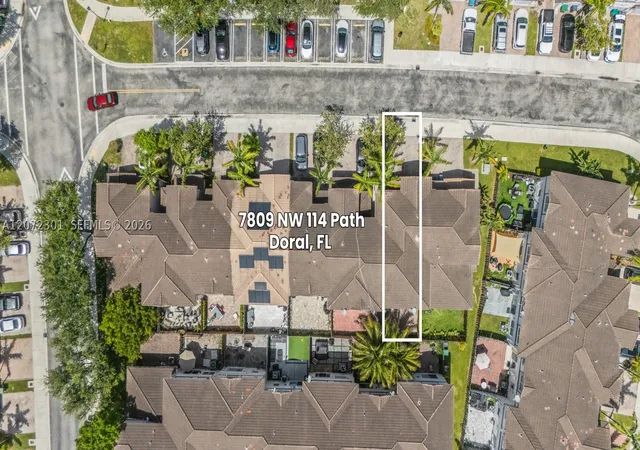 Photo 3 of Townhouse for sale at 7809 Nw 114Th Path, Doral, FL 33178 | MLS# A12072301 | Listing updated on 2026-10-07
