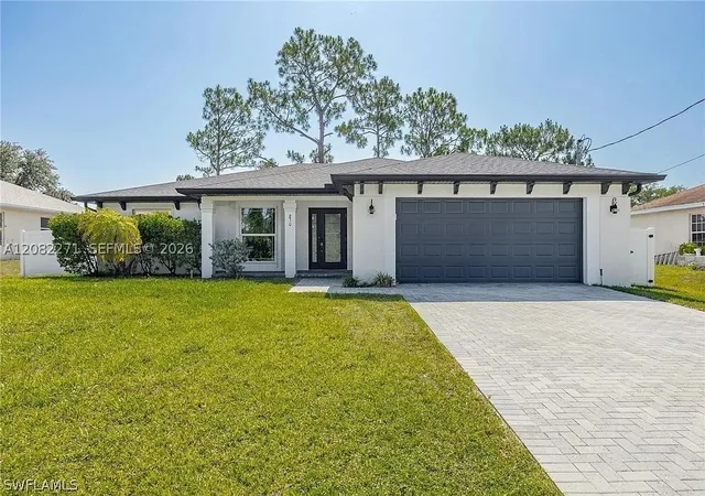 Photo 1 of Single family home for sale at 830 Angelo Ave, Lehigh Acres, FL 33971 | MLS# A12082271 | Listing updated on 2026-09-02