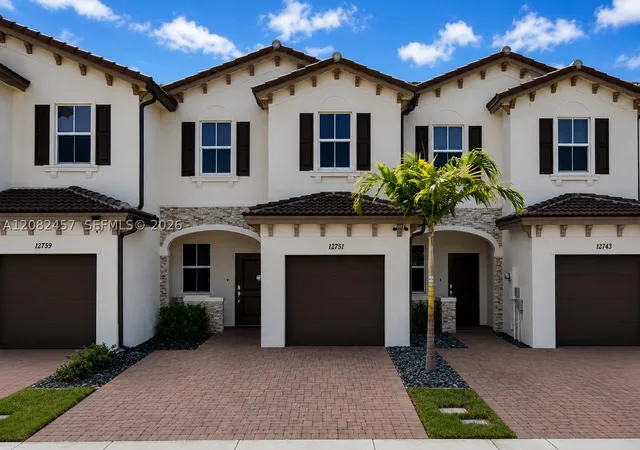 Photo 1 of Townhouse for sale at 12751 Nw 23rd Place, Miami, FL 33167 | MLS# A12082457 | Listing updated on 2026-09-03