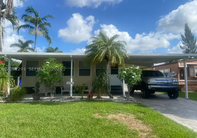 Photo 1 of Manufactured home for sale at 21711 Nw 8th Court, Pembroke Pines, FL 33029 | MLS# A12081291 | Listing updated on 2026-09-08
