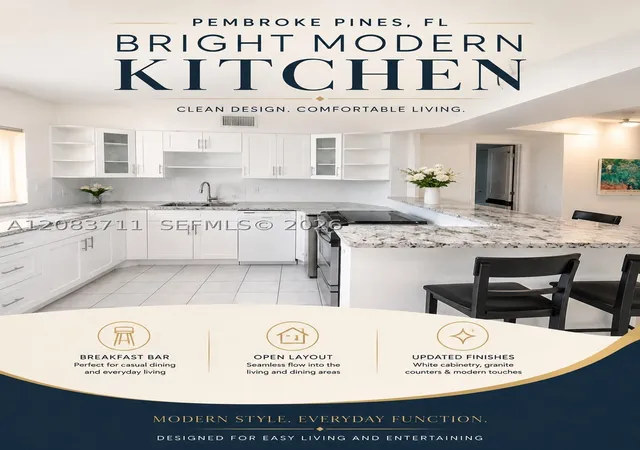 Photo 4 of Condo for sale at 200 SW 132nd Way #201L, Pembroke Pines, FL 33027 | MLS# A12083711 | Listing updated on 2026-09-08