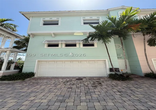 Photo 1 of Townhouse for sale at 479 Ne 1st Street, Pompano Beach, FL 33060 | MLS# A12084399 | Listing updated on 2026-09-15