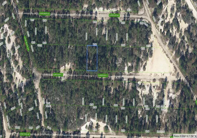 Photo 1 of Land for sale at 420 Surrender Ct, Lake Placid, FL 33852 | MLS# A12084729 | Listing updated on 2026-09-07