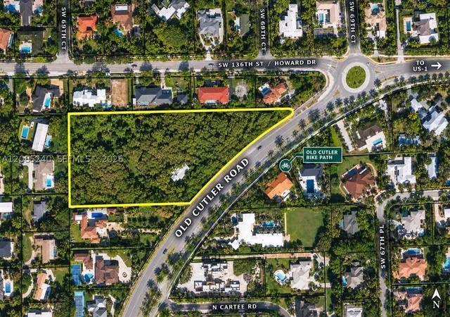 Land for sale at 13650 Old Cutler Rd, Palmetto Bay, FL 33158 | MLS# A12085240