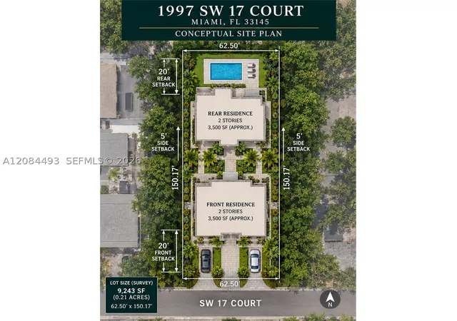 Photo 3 of Multi family home for sale at 1997 Sw 17th Court, Miami, FL 33145 | MLS# A12084493 | Listing updated on 2026-09-17