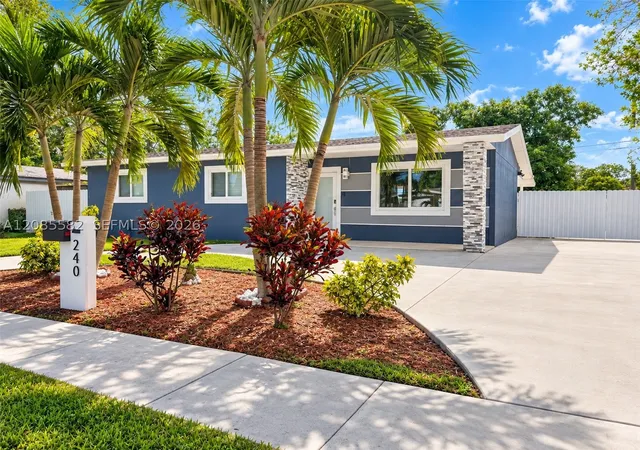 Photo 1 of Single family home for sale at 240 N 68th Avenue, Hollywood, FL 33024 | MLS# A12085582 | Listing updated on 2026-09-23