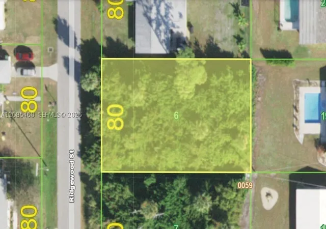 Land for sale at 549 Ridgewood St, Port Charlotte, FL 33952 | MLS# A12085460