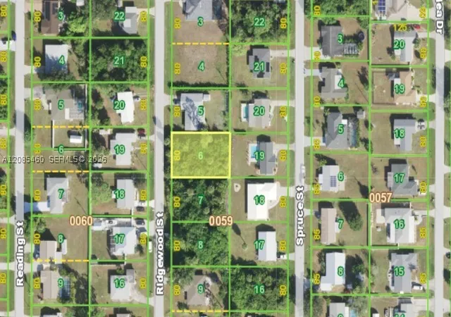 Photo 4 of Land for sale at 549 Ridgewood St, Port Charlotte, FL 33952 | MLS# A12085460 | Listing updated on 2026-09-09