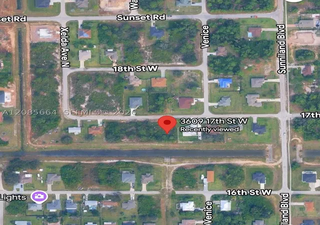 Photo 1 of Land for sale at 3609 17th Street W, Lehigh Acres, FL 33971 | MLS# A12085664 | Listing updated on 2026-09-08