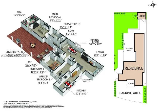 Photo 3 of Single family home for sale at 3719 Sheridan Ave, Miami Beach, FL 33140 | MLS# A12085305 | Listing updated on 2026-09-29