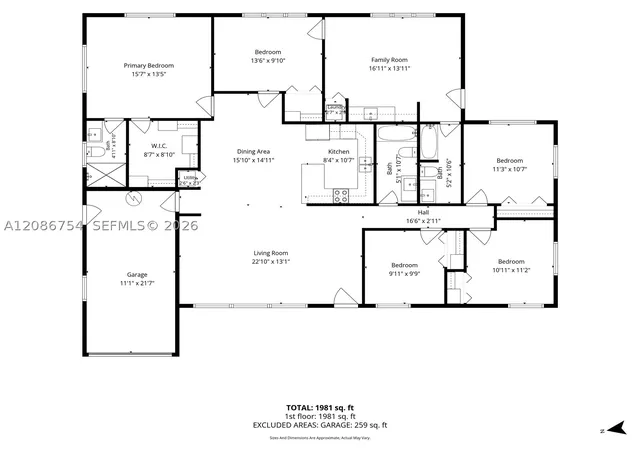 Photo 2 of Single family home for sale at 8253 W 14th Court, Hialeah, FL 33014 | MLS# A12086754 | Listing updated on 2026-09-11