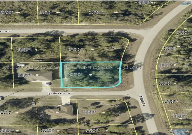 Photo 1 of Land for sale at 710 Tunney St, Lehigh Acres, FL 33972 | MLS# A12087525 | Listing updated on 2026-09-11