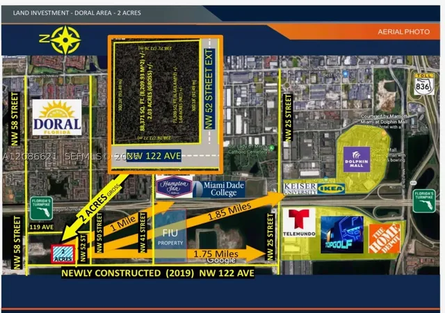 Photo 3 of Land for sale at NW 122 52, Doral, FL 33178 | MLS# A12086621 | Listing updated on 2026-09-12