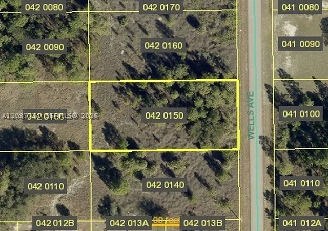 Photo 1 of Land for sale at 1905 Wells Ave, Lehigh Acres, FL 33972 | MLS# A12087774 | Listing updated on 2026-09-11