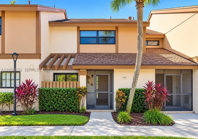 Photo 1 of Townhouse for sale at 4755 Nw 30th Street, Coconut Creek, FL 33063 | MLS# A12088035 | Listing updated on 2026-09-12