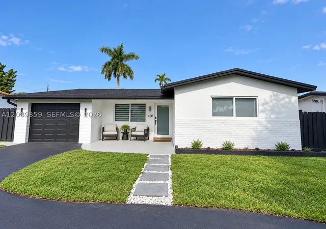 Photo 1 of Single family home for sale at 401 S Highland Dr, Hollywood, FL 33021 | MLS# A12089359 | Listing updated on 2026-09-21