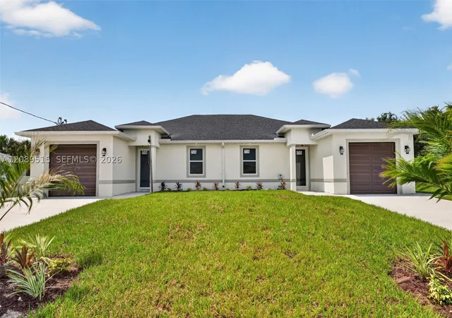 Multi family home for sale at 1136/1138 S Gilbert Ave, Lehigh Acres, FL 33973 | MLS# A12089515