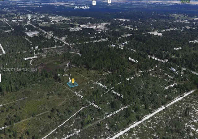 Photo 1 of Land for sale at 1136 Rustic Ct, Sebring, FL 33852 | MLS# A12090276 | Listing updated on 2026-09-17