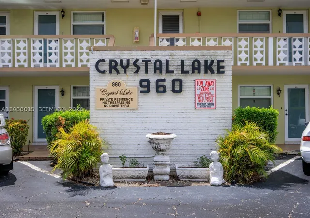 Photo 2 of Condo for sale at 960 Crystal Lake Dr #112, Deerfield Beach, FL 33064 | MLS# A12088615 | Listing updated on 2026-09-17
