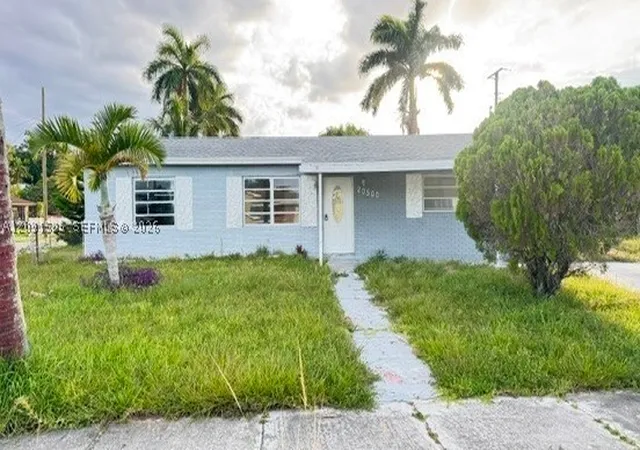 Photo 1 of Single family home for sale at 20500 Nw 28th Avenue, Miami Gardens, FL 33056 | MLS# A12091595 | Listing updated on 2026-10-02