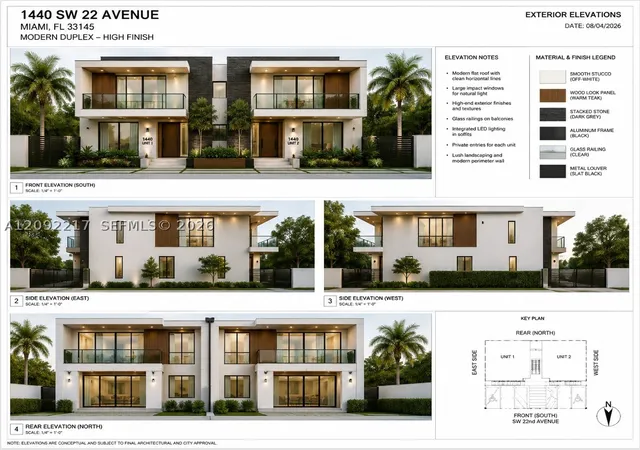 Multi family home for sale at 1440 SW 22nd Avenue, Miami, FL 33145 | MLS# A12092217