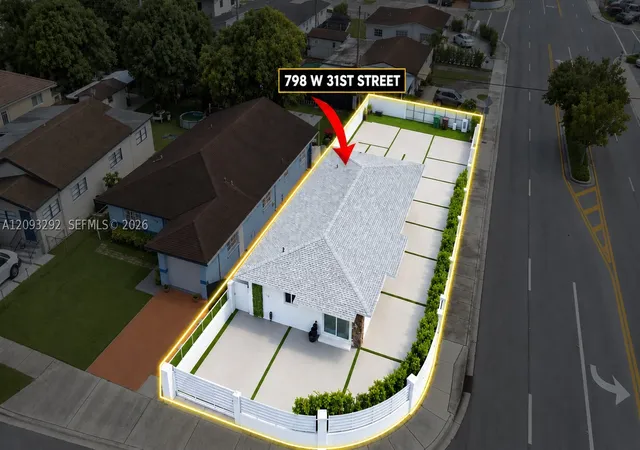 Single family home for sale at 798 W 31st Street, Hialeah, FL 33012 | MLS# A12093292