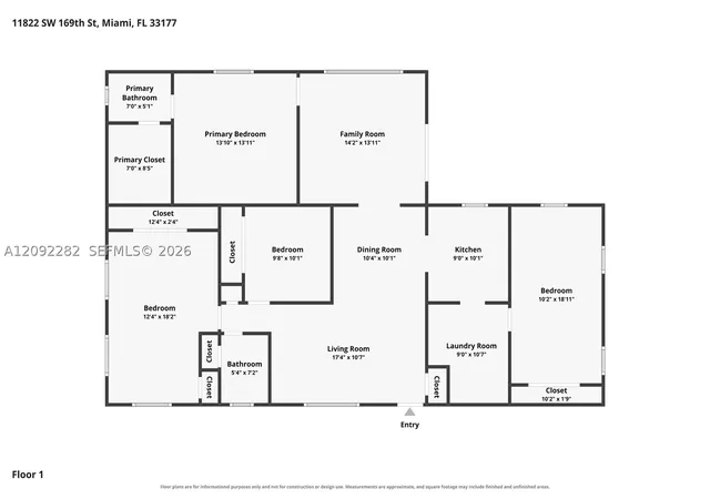 Photo 35 of Single family home for sale at 11822 SW 169th Street, Miami, FL 33177 | MLS# A12092282 | Listing updated on 2026-10-06