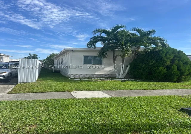 Photo 1 of Manufactured home for sale at 21551 Nw 3rd Place, Pembroke Pines, FL 33029 | MLS# A12092962 | Listing updated on 2026-09-24