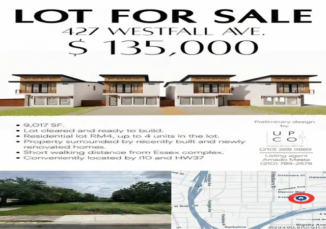 Photo 2 of Land for sale at 427 Westfall Ave, San Antonio, TX 78210 | MLS# 2014874 | Listing updated on 2026-09-19