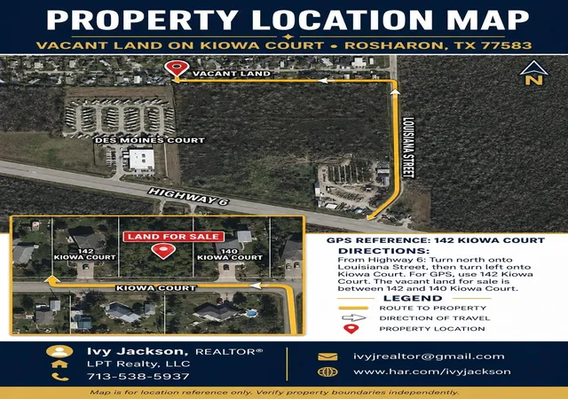 Photo 1 of Land for sale at 5016 Kiowa, Rosharon, TX 77583 | MLS# 93235562 | Listing updated on 2026-09-11
