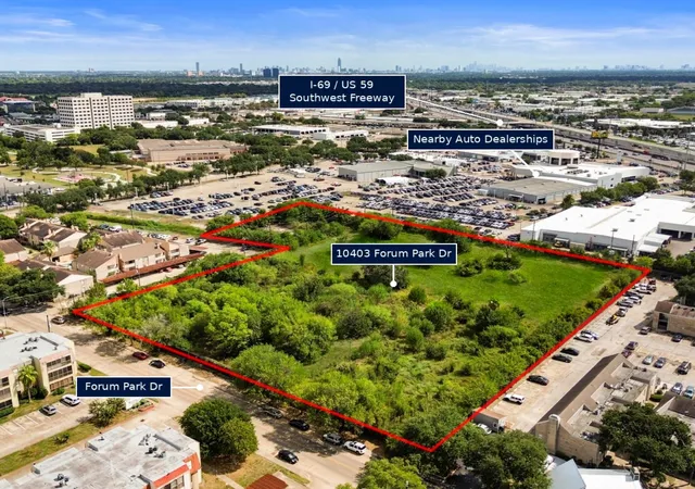 Photo 1 of Land for sale at 10403 Forum Park Dr, Houston, TX 77036 | MLS# 63210948 | Listing updated on 2026-09-23