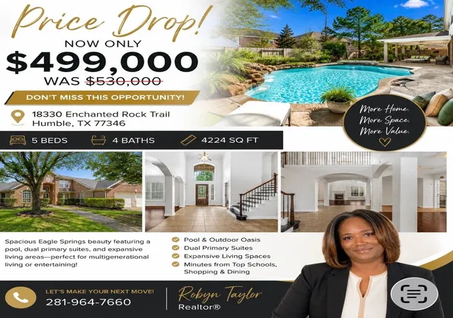 Photo 2 of Single family home for sale at 18330 Enchanted Rock Trl, Humble, TX 77346 | MLS# 39051376 | Listing updated on 2026-09-19