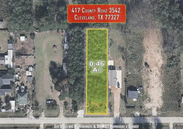 Photo 1 of Land for sale at 417 County Rd 3542, Cleveland, TX 77327 | MLS# 61614603 | Listing updated on 2026-09-23
