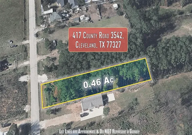Photo 2 of Land for sale at 417 County Rd 3542, Cleveland, TX 77327 | MLS# 61614603 | Listing updated on 2026-09-23