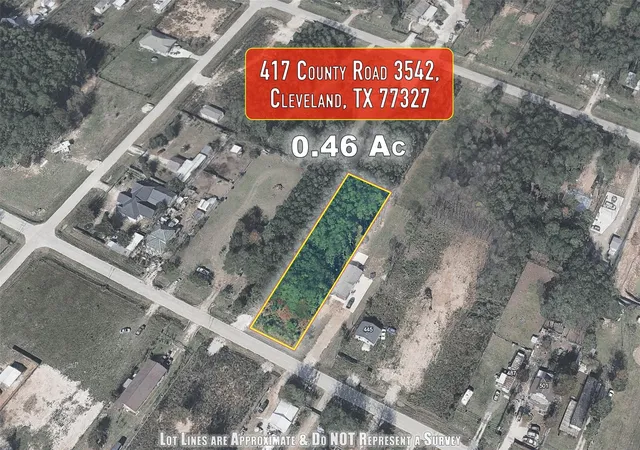 Photo 3 of Land for sale at 417 County Rd 3542, Cleveland, TX 77327 | MLS# 61614603 | Listing updated on 2026-09-23