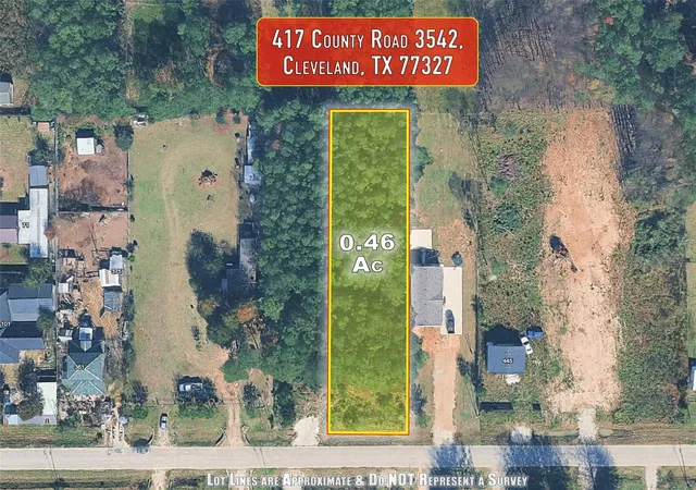 Photo 3 of Land for sale at 417 County Rd 3542, Cleveland, TX 77327 | MLS# 61614603 | Listing updated on 2026-09-23