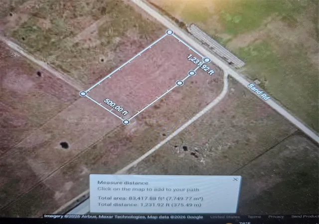 Photo 2 of Land for sale at Tbd Sand Rd, Cat Spring, TX 78933 | MLS# 30957482 | Listing updated on 2026-09-08