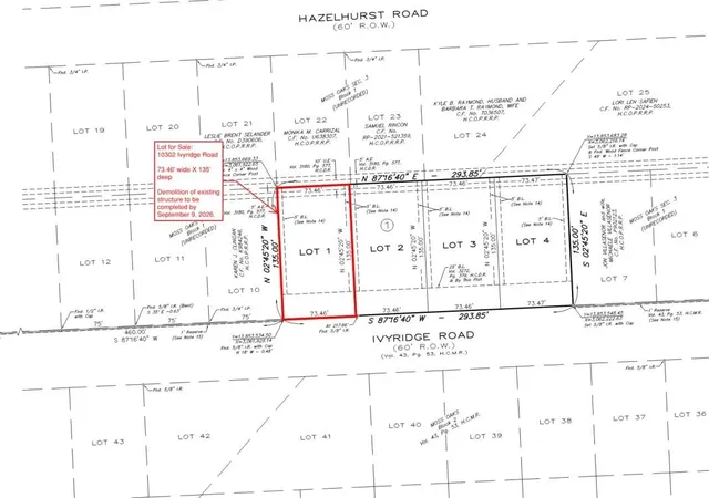 Photo 3 of Land for sale at 10302 Ivyridge Rd, Houston, TX 77043 | MLS# 8595820 | Listing updated on 2026-09-21