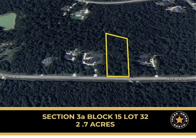Photo 1 of Land for sale at 3 15 32 Winchester Rd, Huntsville, TX 77340 | MLS# 95594651 | Listing updated on 2026-09-12