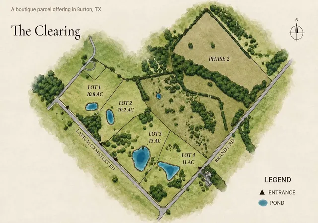 Photo 1 of Land for sale at 9909 Latium Cemetery Rd Tract 2, Burton, TX 77835 | MLS# 10549659 | Listing updated on 2026-10-02
