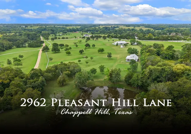 Photo 1 of Sale Pending at 2962 Pleasant Hl Ln, Chappell Hill, TX 77426 | MLS# 31409336 | Listing updated on 2026-09-13