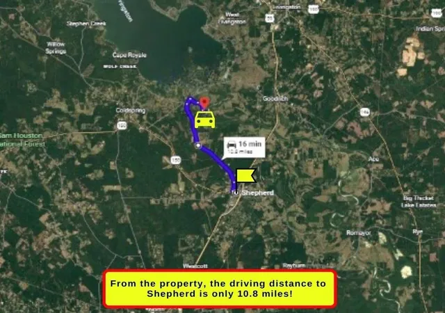 Photo 3 of Land for sale at 0 York Crk Dr, Coldspring, TX 77331 | MLS# 80202152 | Listing updated on 2026-09-16
