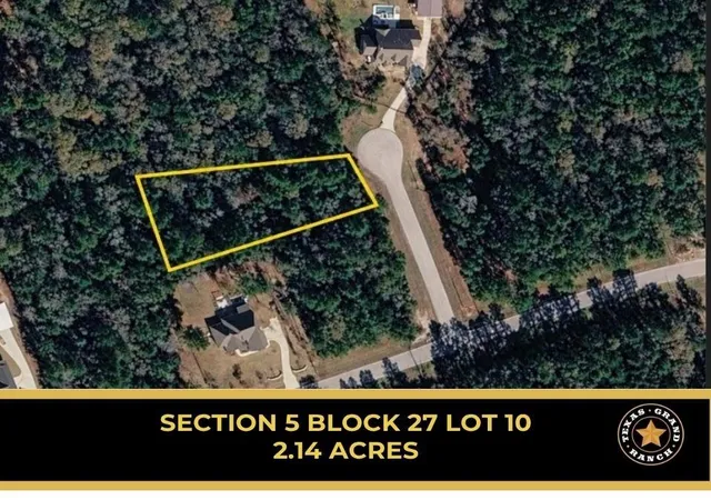 Photo 1 of Land for sale at 5 27 10 Falcon Ct, Huntsville, TX 77340 | MLS# 13203601 | Listing updated on 2026-09-18