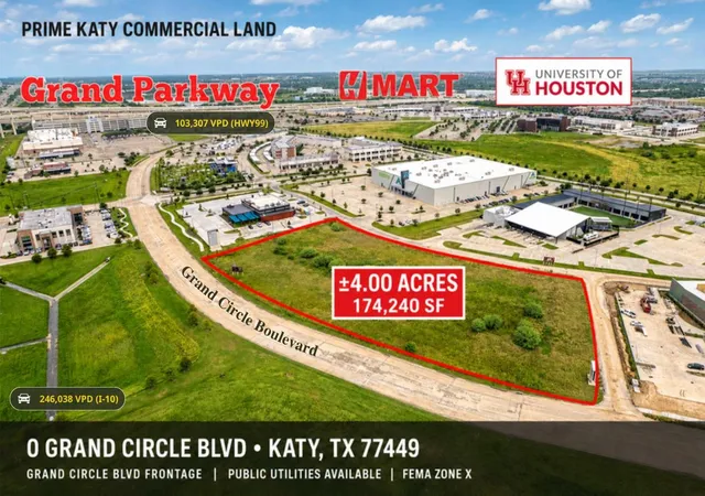 Photo 1 of Land for sale at 0 Grand Cir Blvd, Katy, TX 77449 | MLS# 39589409 | Listing updated on 2026-09-03