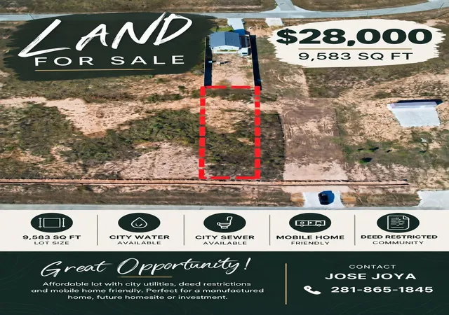 Photo 1 of Land for sale at 5400 5914 08, Cleveland, TX 77327 | MLS# 65388066 | Listing updated on 2026-09-15