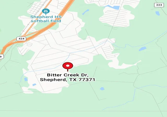 Photo 3 of Land for sale at 0 Bitter Crk Dr, Shepherd, TX 77371 | MLS# 5959207 | Listing updated on 2026-09-15