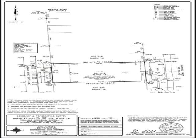 Photo 2 of Land for sale at 7912 Dandy St, Houston, TX 77016 | MLS# 11748969 | Listing updated on 2026-09-09