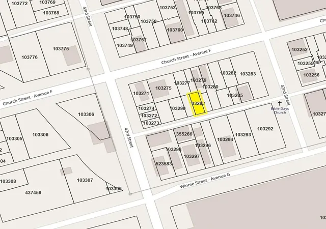 Photo 1 of Land for sale at 0 Church St, Galveston, TX 77550 | MLS# 3076185 | Listing updated on 2026-10-06