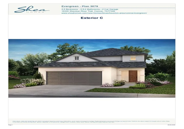 Photo 1 of Single family home for sale at 15727 Azure Petal Ln, Conroe, TX 77302 | MLS# 81782975 | Listing updated on 2026-09-04