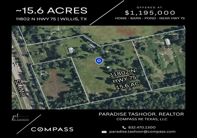 Photo 1 of Land for sale at 11802 N Highway 75, Willis, TX 77378 | MLS# 39141329 | Listing updated on 2026-09-10